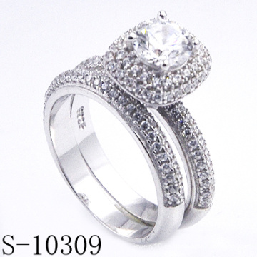 Anillo de plata 925 joyas con CZ para Weeding Party Ring (S-10309. JPG)